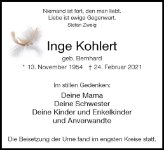 eine Anzeige