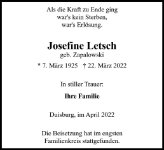 eine Anzeige