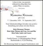 eine Anzeige